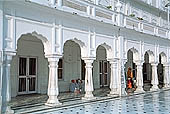 Amritsar - the Golden Temple - the Parikrama, the circuit aroud the Pool of Nectar where Sikh pilgrims bathe.